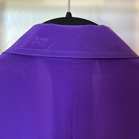 VINTAGE Purple Blouse - Picture 9 of 10